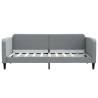 Day Bed Light Grey 90x190 cm - Versatile & Modern Design