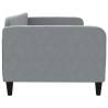 Day Bed Light Grey 90x190 cm - Versatile & Modern Design