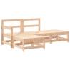 4 Piece Solid Wood Pine Garden Lounge Set | Hipomarket