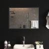 Stylish LED Bathroom Mirror 50x70 cm | HipoMarket