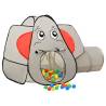 Elephant Children Play Tent with 250 Balls - Grey 174x86x101 cm