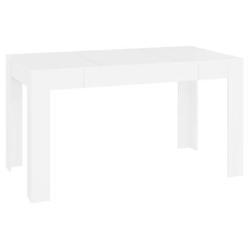 Elegant White Dining Table - 140x74.5 cm | HipoMarket