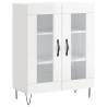 Stylish Highboard High Gloss White - 69.5x34x180 cm | HipoMarket