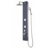 SCHÜTTE Anthracite Glass Shower Panel with Mixer - Hipomarket