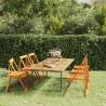 Folding Garden Chairs 6 pcs Solid Wood Acacia Quantity in Package 6 