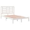 White Solid Pine Bed Frame 120x200 cm | Modern Bedroom Style