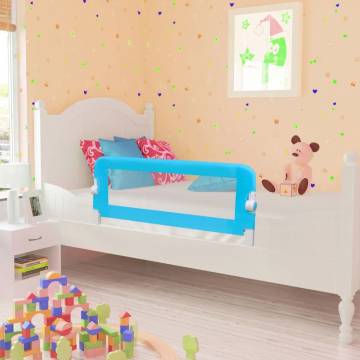 Toddler Safety Bed Rail 2 pcs - Blue 102x42 cm | Hipomarket