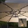 HI Solar Umbrella String Light LED 130 cm | Stylish Garden Decor