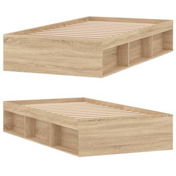 Sonoma Oak Bed Frame 90x200 cm | Stylish & Practical Design