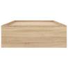 Sonoma Oak Bed Frame 90x200 cm | Stylish & Practical Design