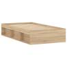 Sonoma Oak Bed Frame 90x200 cm | Stylish & Practical Design