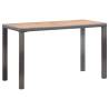 Garden Table Anthracite and Brown 123x60x74 cm Solid Acacia Wood Colour anthracite and brown Size 123 x 60 x 74 cm Quantity in Package 1 