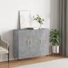 Sideboard Concrete Grey 90x34x80 cm Engineered Wood Colour concrete grey Quantity in Package 1 