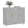 Modern Concrete Grey Sideboard - 90x34x80 cm | Hipomarket