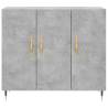 Modern Concrete Grey Sideboard - 90x34x80 cm | Hipomarket