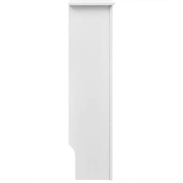 Stylish White MDF Radiator Covers - 172 cm (2 pcs)