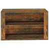 Shoe Rack Smoked Oak - Stylish Storage Solution | Hipo Market