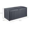 Keter Garden Storage Box Glenwood 390L | Durable & Stylish