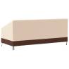 Beige 3-Seater Bench Cover 204x86x48/73 cm - Durable & Waterproof