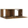 4 Piece TV Cabinet Set in Smoked Oak - Stylish & Practical