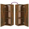 4 Piece TV Cabinet Set in Smoked Oak - Stylish & Practical