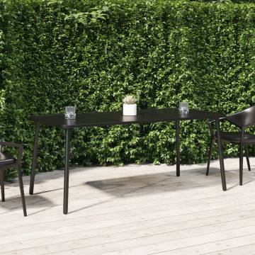 Stylish Garden Table Anthracite 165x80x71 cm Steel