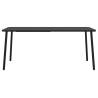 Stylish Garden Table Anthracite 165x80x71 cm Steel