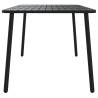 Stylish Garden Table Anthracite 165x80x71 cm Steel