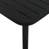 Stylish Garden Table Anthracite 165x80x71 cm Steel