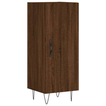 Highboard Brown Oak - Stylish Storage in Engineered Wood