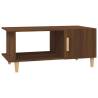 Brown Oak Coffee Table - 90x50x40 cm Engineered Wood