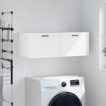 Wall Cabinet White 100x36.5 cm - Stylish & Practical Storage