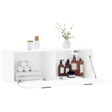 Wall Cabinet White 100x36.5 cm - Stylish & Practical Storage