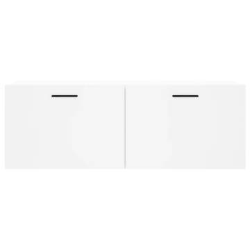 Wall Cabinet White 100x36.5 cm - Stylish & Practical Storage