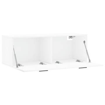 Wall Cabinet White 100x36.5 cm - Stylish & Practical Storage