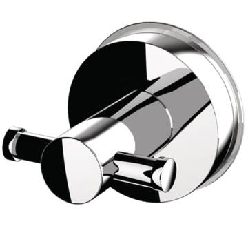 RIDDER Chrome Towel Hook - No Drilling Required | Hipo Market