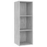 Concrete Grey TV Cabinet - Stylish & Functional Design | HipoMarket