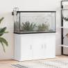 Aquarium Stand White 101x41x58 cm Engineered Wood Colour white Size 101 x 41 x 58 cm 