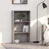 3-Tier Book Cabinet Concrete Grey 60x30x114 cm Engineered Wood Colour concrete grey Size 60 x 30 x 114 cm Quantity in Package 1 