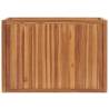 Raised Bed 100x50x70 cm - Solid Teak Wood Planter