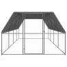 Outdoor Chicken Cage 3x8x2m Galvanised Steel | Hipomarket UK