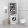 Washing Machine Cabinet Concrete Grey 64x24x190 cm Colour concrete grey Number of 1 