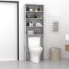 Washing Machine Cabinet Concrete Grey - Stylish Storage Solution