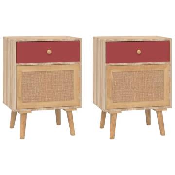 Scandinavian Bedside Cabinets 2 pcs - Stylish & Functional