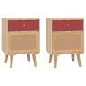 Scandinavian Bedside Cabinets 2 pcs - Stylish & Functional