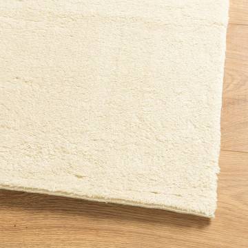 Rug HUARTE Short Pile Soft Washable Cream - 200x200 cm