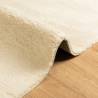 Rug HUARTE Short Pile Soft Washable Cream - 200x200 cm