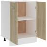 Bottom Cabinet Sonoma Oak 60x46x81.5 cm - Hipomarket