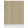 Bottom Cabinet Sonoma Oak 60x46x81.5 cm - Hipomarket