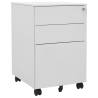 Mobile File Cabinet Light Grey 39x45x60 cm Steel Colour light grey Quantity in Package 1 